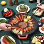 ⁦Plaque de cuisson éclectique antiadhésive et sans fumée pour les grillades 36cm - لوحة شواء كهربائية⁩ - الصورة ⁦2⁩