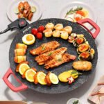 Plaque de cuisson éclectique antiadhésive et sans fumée pour les grillades 36cm - لوحة شواء كهربائية