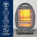 ⁦Chauffage à quartz 2 niveaux de chauffe de 800W avec Interrupteur de sécurité - مدفأة كهربائية⁩ - الصورة ⁦2⁩