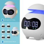 ⁦Réveil Émotionnel avec Veilleuse et Haut-Parleur Bluetooth – منبه مع ضوء ليلي ومكبر صوت بلوتوث⁩ - الصورة ⁦4⁩