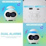 ⁦Réveil Émotionnel avec Veilleuse et Haut-Parleur Bluetooth – منبه مع ضوء ليلي ومكبر صوت بلوتوث⁩ - الصورة ⁦7⁩