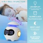 ⁦Réveil Émotionnel avec Veilleuse et Haut-Parleur Bluetooth – منبه مع ضوء ليلي ومكبر صوت بلوتوث⁩ - الصورة ⁦6⁩