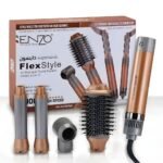 ENZO PROFESSIONAL Brosse Coiffante Multifonctionnelle 4 en 1 – فرشاة تصفيف الشعر متعددة الوظائف