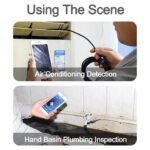 ⁦Endoscope WiFi Caméra d'inspection sans Fil 8 mm 6 LED réglables pour Smartphone - كاميرة للمناطق الضيقة⁩ - الصورة ⁦2⁩