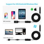 ⁦Endoscope WiFi Caméra d'inspection sans Fil 8 mm 6 LED réglables pour Smartphone - كاميرة للمناطق الضيقة⁩ - الصورة ⁦3⁩