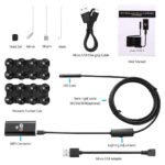 ⁦Endoscope WiFi Caméra d'inspection sans Fil 8 mm 6 LED réglables pour Smartphone - كاميرة للمناطق الضيقة⁩ - الصورة ⁦7⁩