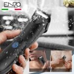 Tondeuse ètanche  à cheveux Sans Fil Enzo EN-698 pour unisexe - ماكينة قص الشعر اللاسلكية المقاومة للماء للجنسين