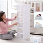 ⁦Étagère à chaussures pliable transparente à 6 niveaux facile à ranger - منظم أحذية قابل للطي وسهل التركيب⁩ - الصورة ⁦7⁩