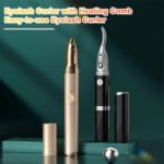 ⁦Recourbe-cils chauffant et tondeuse à sourcils 2 en 1 - جهاز تقويم الرموش⁩ - الصورة ⁦2⁩