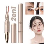 Recourbe-cils chauffant et tondeuse à sourcils 2 en 1 - جهاز تقويم الرموش