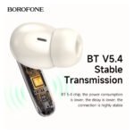 ⁦Écouteurs sans fil Bluetooth V5.4 FQ1 Plus ANC BOROFONE - سماعات أذن لاسلكية⁩ - الصورة ⁦5⁩