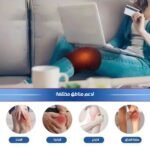 ⁦Coussin Chauffant Électronique pour Genou avec Trois Niveaux de Température – وسادة تدفئة إلكترونية للركبة بثلاث مستويات حرارة⁩ - الصورة ⁦4⁩