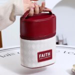 ⁦Trousse de maquillage 2en1 compacte avec plusieurs compartiments⁩ - الصورة ⁦2⁩