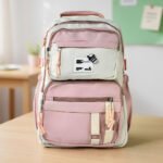 Sacs à dos d'école Style Décontracté Milkshake Rose - حقيبة ظهر مدرسية وردي