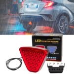 Feu arrière de voiture Style F1, de freinage et de recul, antibrouillard, troisième arrêt, Flash stroboscopique