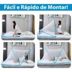 ⁦Moustiquaire Pliable Facile à Installer Pour Lit 1 Place - ناموسية لسرير شخص واحد⁩ - الصورة ⁦4⁩