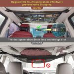 ⁦Filet de Rangement pour Toit Voiture Intérieur - منظم أغراض في سقف السيارة⁩ - الصورة ⁦2⁩