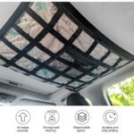 ⁦Filet de Rangement pour Toit Voiture Intérieur - منظم أغراض في سقف السيارة⁩ - الصورة ⁦4⁩