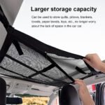⁦Filet de Rangement pour Toit Voiture Intérieur - منظم أغراض في سقف السيارة⁩ - الصورة ⁦5⁩