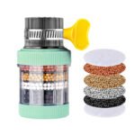 ⁦Filtre à eau pour robinet, purificateur de robinet d'évier sans éclaboussures⁩ - الصورة ⁦5⁩