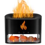 ⁦Diffuseur d'huiles essentielles flamme avec des roches de sel de cristal 250ML - موزع روائح الزيوت العطرية باللهب مع صخور الملح الكريستالي 250 مل⁩ - الصورة ⁦3⁩