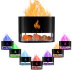 ⁦Diffuseur d'huiles essentielles flamme avec des roches de sel de cristal 250ML - موزع روائح الزيوت العطرية باللهب مع صخور الملح الكريستالي 250 مل⁩ - الصورة ⁦2⁩