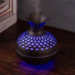 ⁦Diffuseur D'huiles Essentielles 300ml Avec 7 Lumières LED Colorée⁩ - الصورة ⁦5⁩