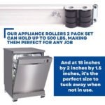 ⁦Support Mobile pour Machine à Laver et Réfrigérateur - ناقل أجهزة كهرومنزلية وأثاث الثقيل⁩ - الصورة ⁦4⁩