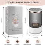 ⁦Machine de nettoyage de pinceaux maquillage électrique portable 3en1 - منظف ​​ومجفف فرش المكياج الأوتوماتيكي⁩ - الصورة ⁦3⁩