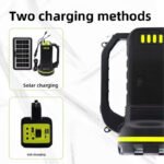 ⁦Système d’Éclairage Solaire avec Haut Parleur Bluetooth GDLITE GD-2000A - طقم إنارة بالطاقة الشمسية مع مكبر صوت بلوتوث⁩ - الصورة ⁦4⁩