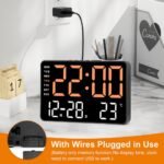 ⁦Réveil Numérique avec Grand Écran LED 7,2" – منبه رقمي بشاشة كبيرة⁩ - الصورة ⁦7⁩