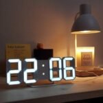 ⁦Horloge Numérique 3D LED pour Mur et bureau GH8018 – ساعة رقمية ثلاثية الأبعاد حائط و مكتب⁩ - الصورة ⁦5⁩