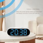⁦Horloge numérique LED et Chargeur Sans Fil GH9000 - ساعة منبه وشاحن لاسلكي⁩ - الصورة ⁦6⁩