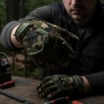 ⁦Gants Anti-dérapants pour moto avec conception d'amortissement - قفازات بخاصية اللمس وتصميم ممتص للصدمات⁩ - الصورة ⁦4⁩