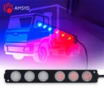 ⁦Feux stroboscopiques LED 12-24V 2 Couleur pour Véhicules 1Pcs - مصابيح إشارية ملونة⁩ - الصورة ⁦2⁩