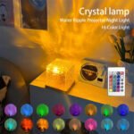 ⁦Veilleuse Rotative  à motif Lumière d’eau dynamique USB⁩ - الصورة ⁦6⁩