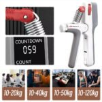 ⁦Poignée de renforcement de la poignée ergonomique avec compteur - جهاز تدريب عضلات اليد⁩ - الصورة ⁦2⁩