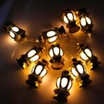 ⁦Guirlande lumineuse ampoules en forme de tour 10 pièces⁩ - الصورة ⁦2⁩