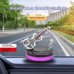 ⁦Diffuseur de parfum pour voiture aspect violon rotatif - موزع العطر في السيارة⁩ - الصورة ⁦2⁩