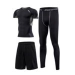 ⁦GYM Sport Kit Compression pour Hommes 3 pcs  - طقم رياضي  3 قطع⁩ - الصورة ⁦2⁩