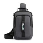 ⁦Sacoche Oxford imperméable multifonctionnel avec Sortie De charge usb pour hommes V3⁩ - الصورة ⁦4⁩