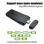 ⁦Console de jeu vidéo rétro avec 10000 jeux intégrés +2 manette sans fil 4K HDMI⁩ - الصورة ⁦2⁩
