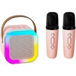 ⁦Pack Smart Watch et Haut Parleur Karaoké avec deux microphone - عرض خاص مكبر صوت كاريوكي مع ساعة ذكية⁩ - الصورة ⁦4⁩