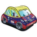 ⁦Tente de Jeu Voiture de Course Pop-Up pour Enfants – خيمة لعب سيارة سباق للأطفال مع 50 كرة بلاستيكية⁩ - الصورة ⁦2⁩