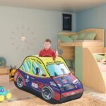 ⁦Tente de Jeu Voiture de Course Pop-Up pour Enfants – خيمة لعب سيارة سباق للأطفال مع 50 كرة بلاستيكية⁩ - الصورة ⁦3⁩