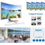 ⁦Répartiteur Vidéo HDMI 1x8 avec 8 Ports Compatible 4K – HDMI X8 موزع⁩ - الصورة ⁦4⁩