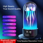 ⁦Haut-parleur Bluetooth Méduse, Aquarium avec lumière d'ambiance 7 couleurs⁩ - الصورة ⁦5⁩
