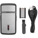 ⁦Rasoir Électrique Portable Rozia – ماكينة حلاقة كهربائية محمولة⁩ - الصورة ⁦2⁩