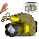 Lampe frontale rechargeable avec capteur de mouvement - مصباح مع مستشعر حركة
