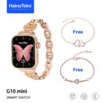 ⁦Haino Teko Germany G10 Mini Amoled Display 4 paires de bracelets - ساعة ذكية للنساء⁩ - الصورة ⁦5⁩